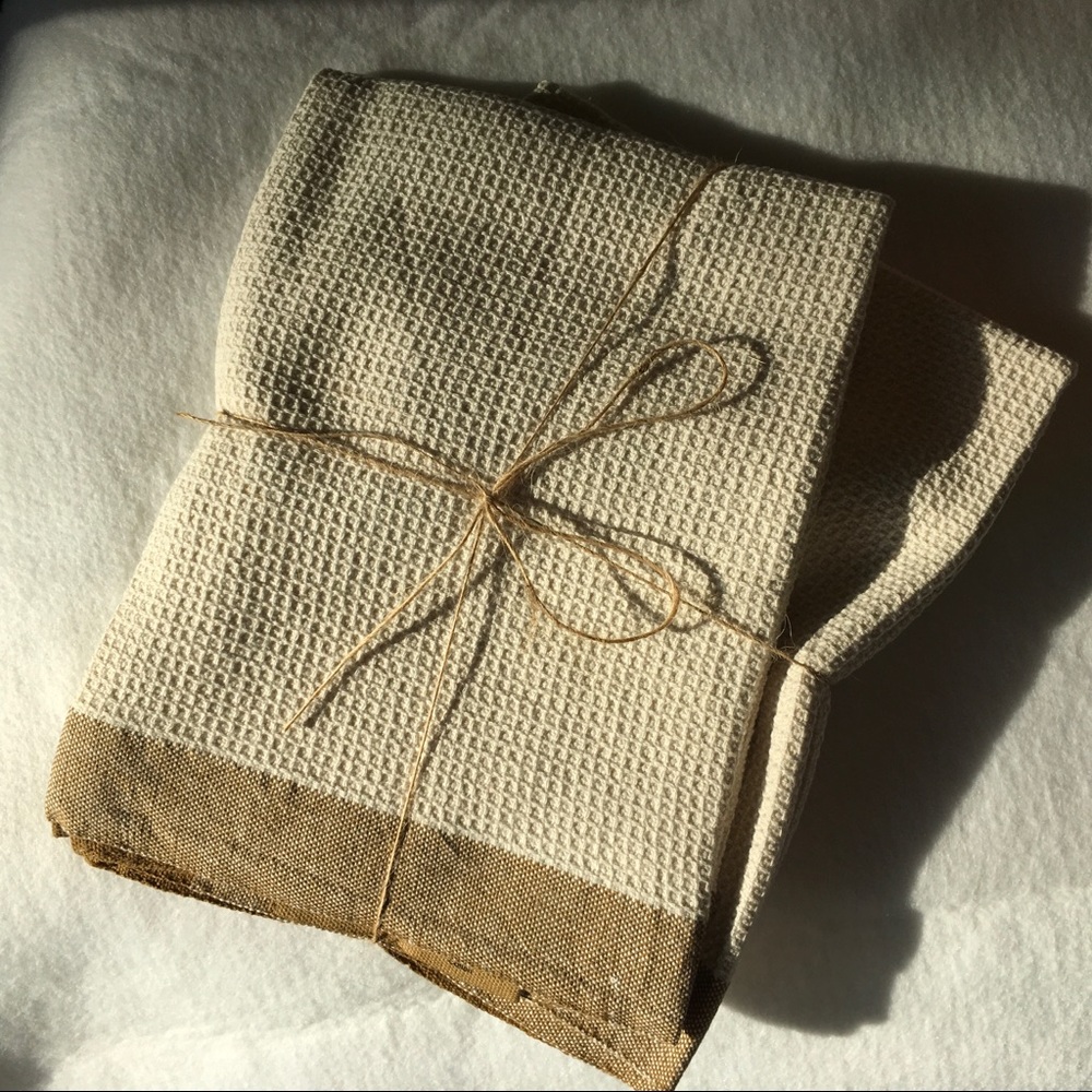 Caravan Hand/Kitchen Towel and Face/Wash Towel Set